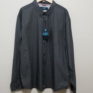 Cody James black&white checked dress shirt